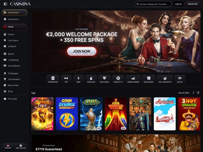 Casinova screenshot 1