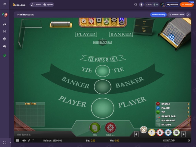 Coolzino Casino screenshot 6