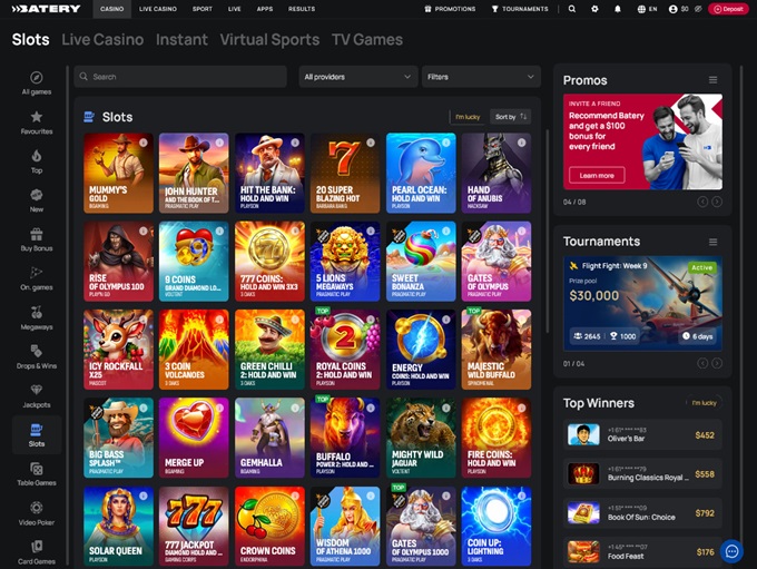 Batery Casino screenshot 2