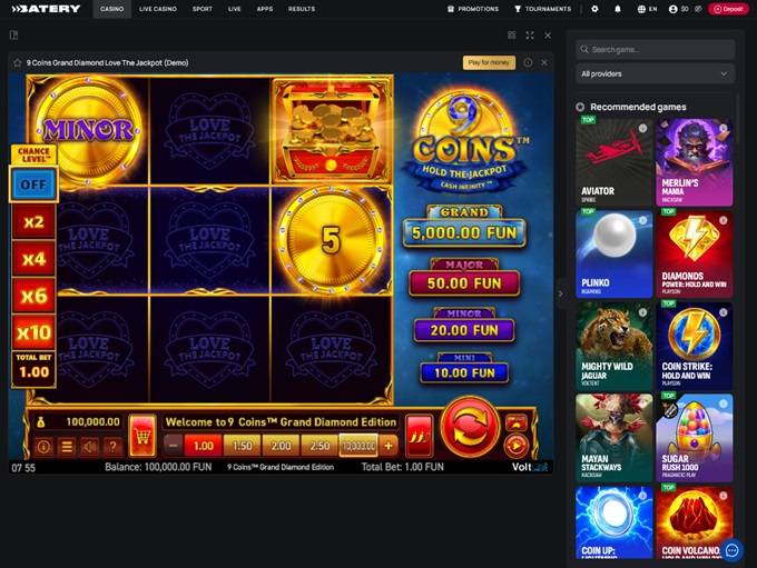 Batery Casino screenshot 4
