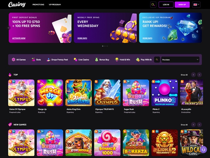 Casiny Casino screenshot 1