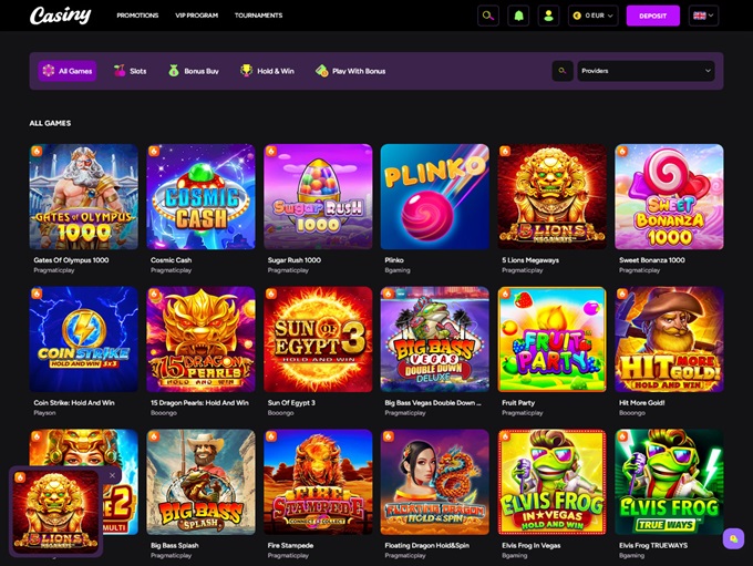Casiny Casino screenshot 2