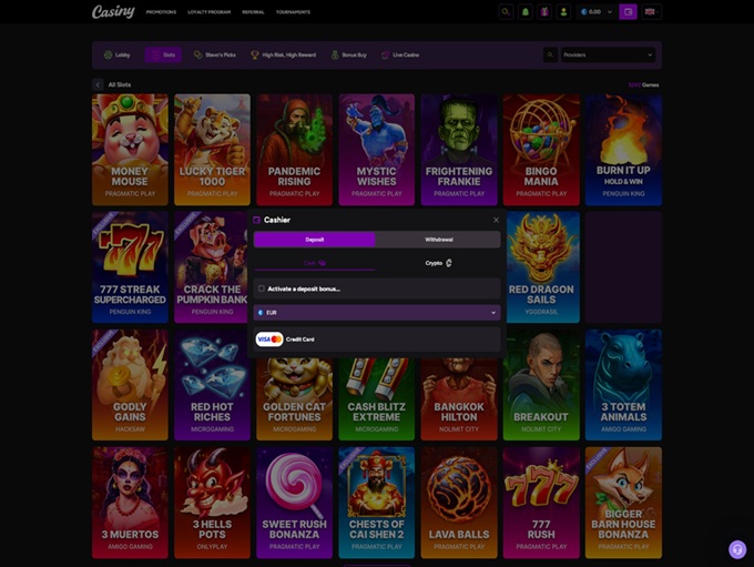 Casiny Casino screenshot 3