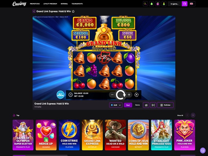 Casiny Casino screenshot 5
