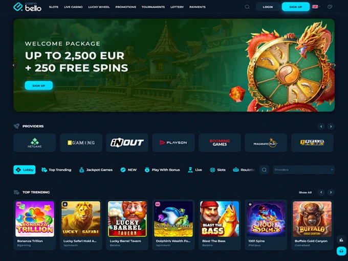 CasinoBello lobby