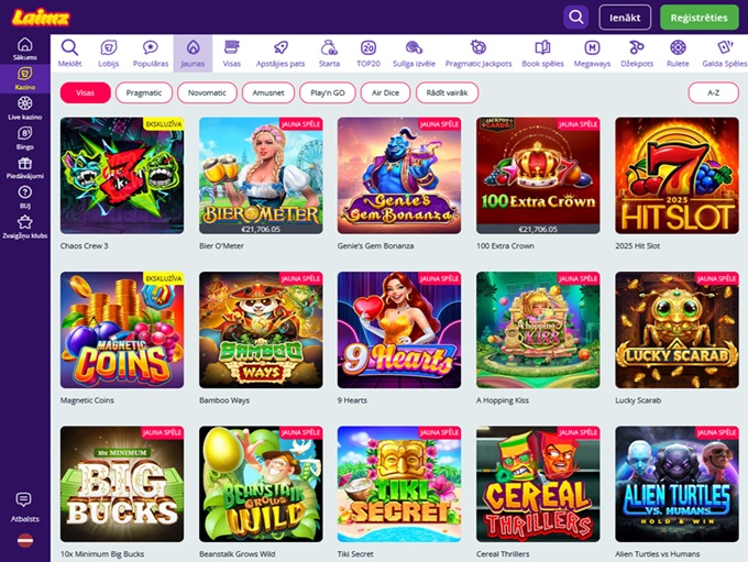 Laimz Casino screenshot 2