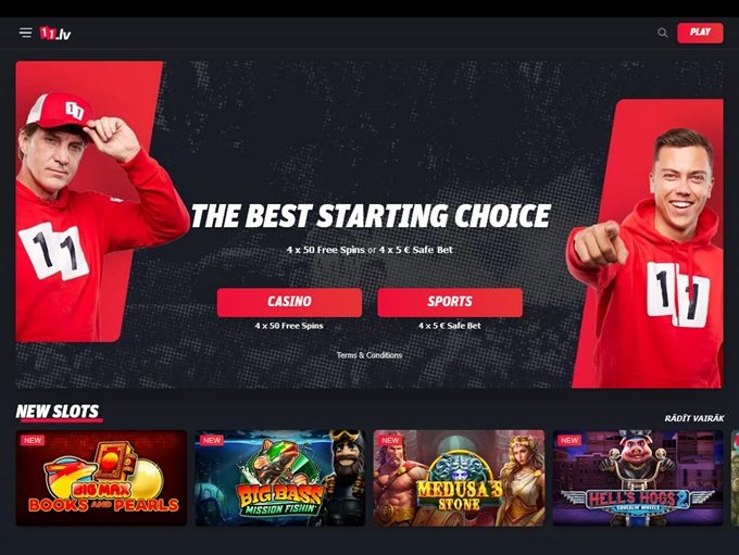 11.lv Casino screenshot 1