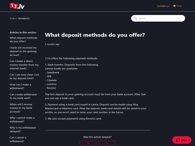 11.lv Casino screenshot 3