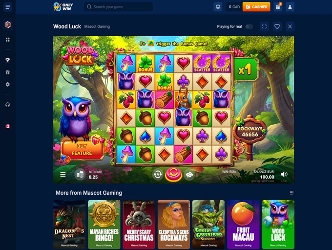 OnlyWin Casino screenshot 4
