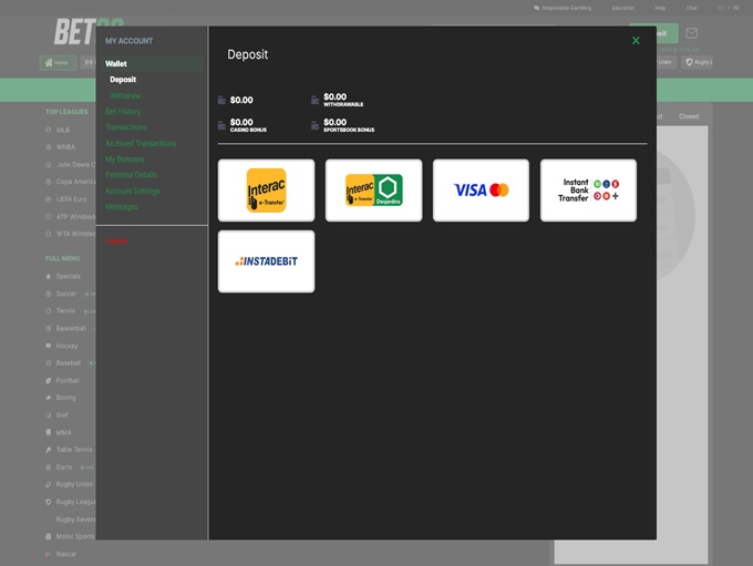 BET99 Casino screenshot 3