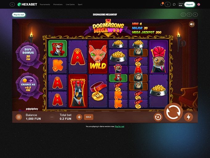 Hexabet Casino screenshot 5