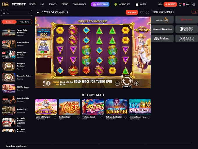 Dicebet Casino screenshot 5