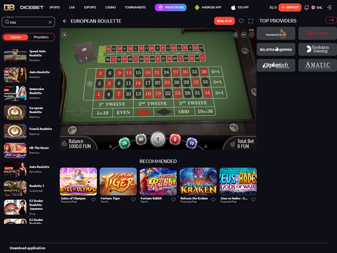 Dicebet Casino screenshot 6