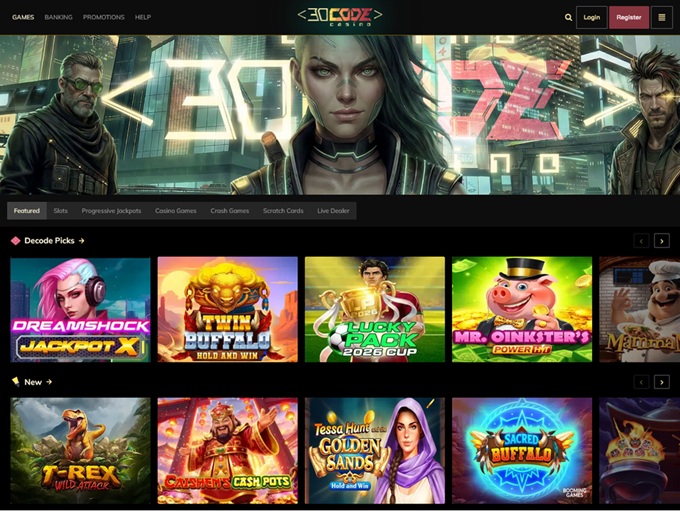 Decode Casino lobby
