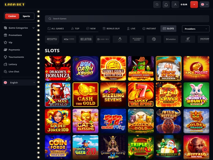 Lamabet Casino screenshot 2