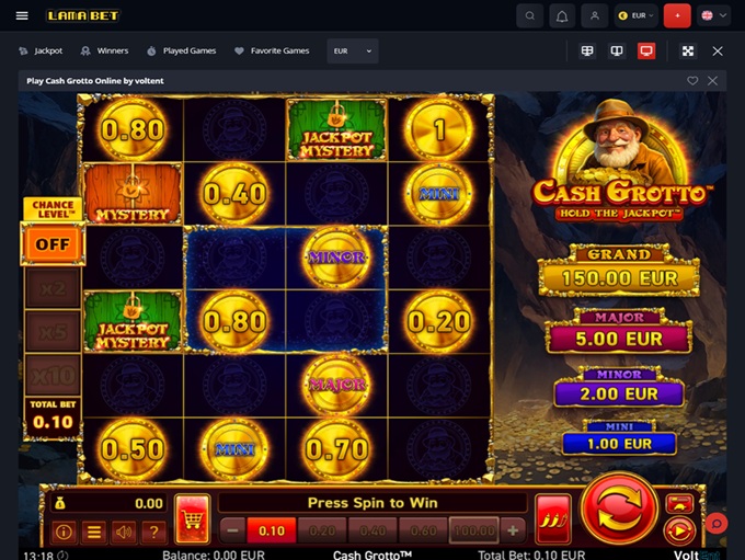 Lamabet Casino screenshot 5