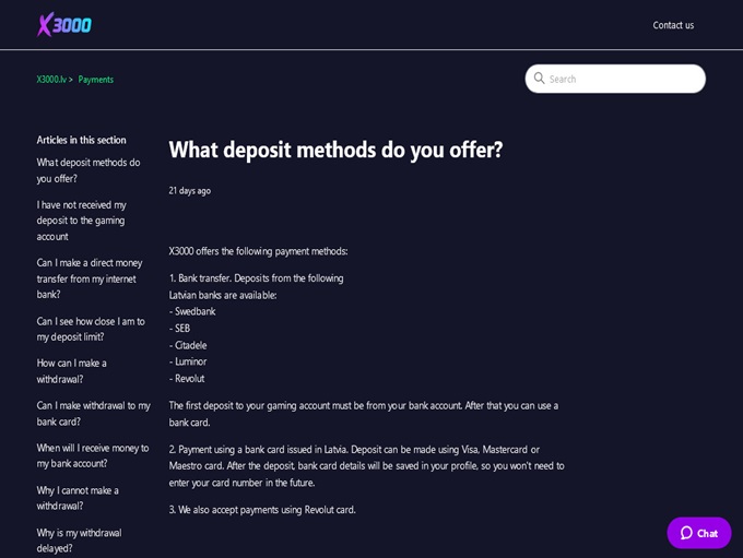 X3000 Casino screenshot 3