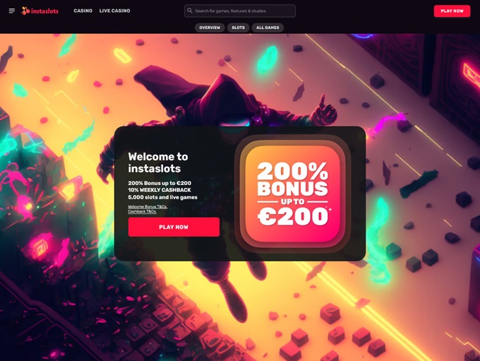 instaslots Casino screenshot 1