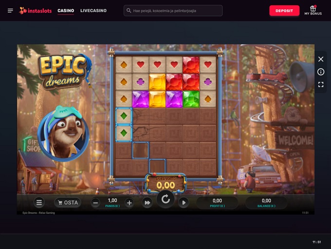 instaslots Casino screenshot 4