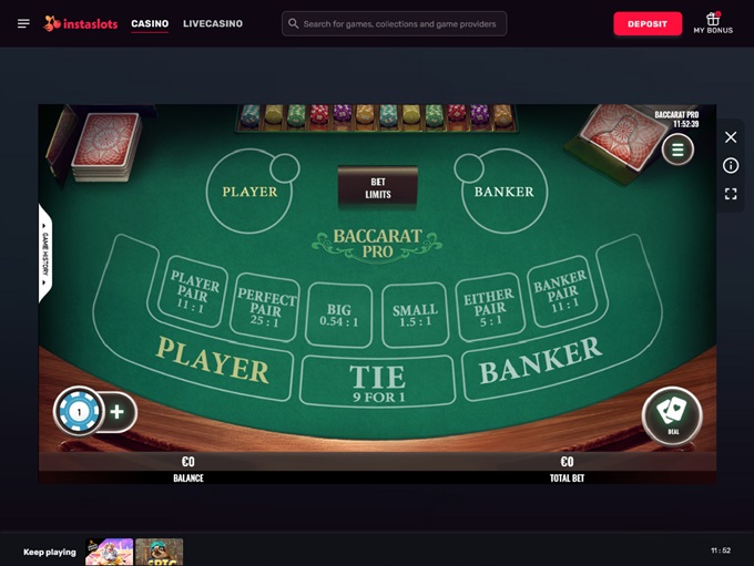 instaslots Casino screenshot 6