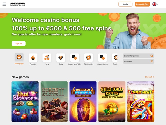 Maxxwin Casino screenshot 1