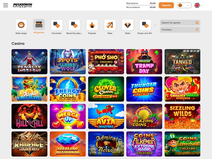 Maxxwin Casino screenshot 2