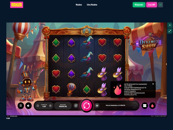 Raketti Casino screenshot 5