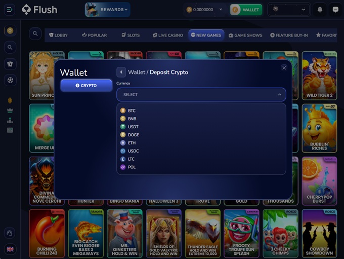 Flush Casino screenshot 3