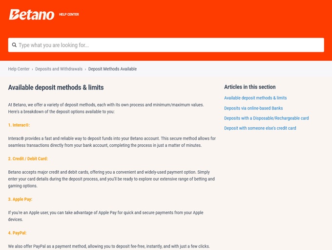 Betano Casino screenshot 3