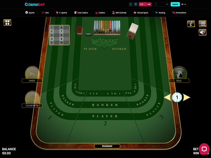 Cosmobet Casino screenshot 6