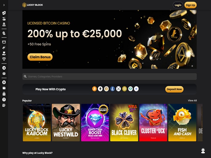 Luckyblock Casino screenshot 1