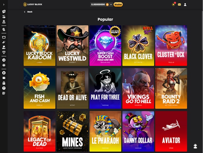 Luckyblock Casino screenshot 2