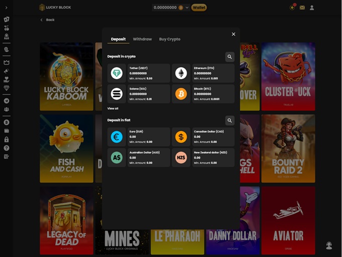 Luckyblock Casino screenshot 3