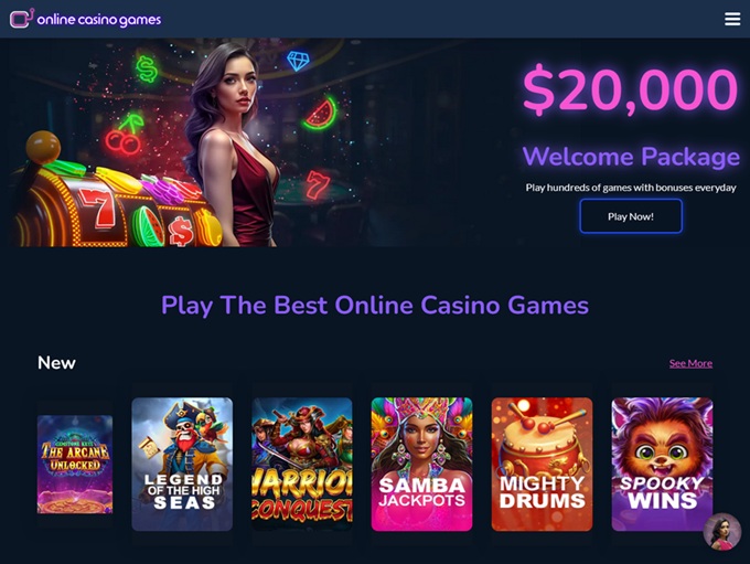 OnlineCasinoGames Casino lobby
