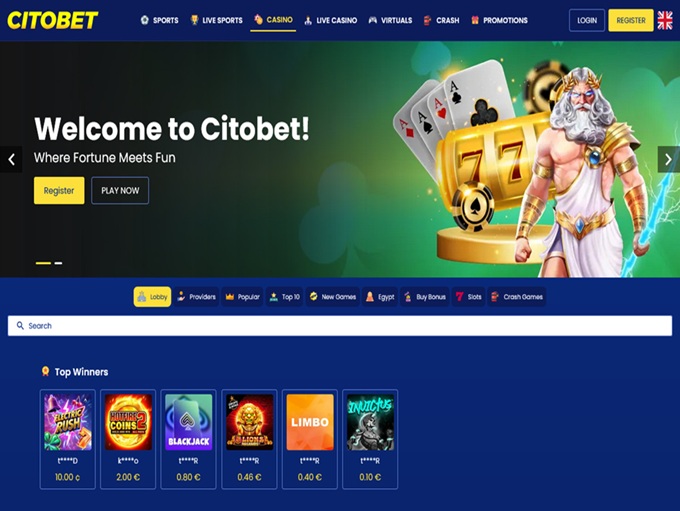 Citobet Casino screenshot 1