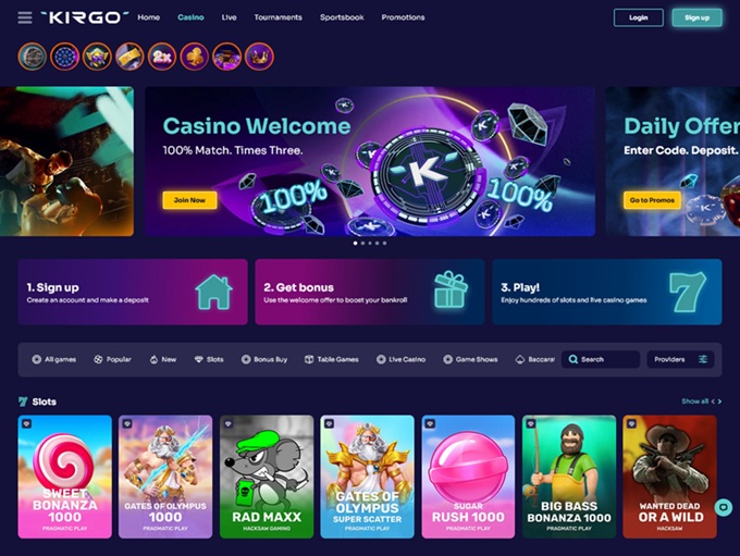 Kirgo Casino screenshot 1