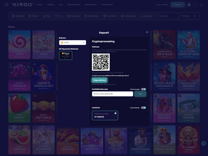 Kirgo Casino screenshot 3