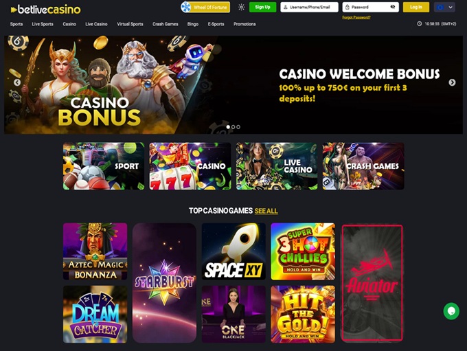 BetliveCasino screenshot 1