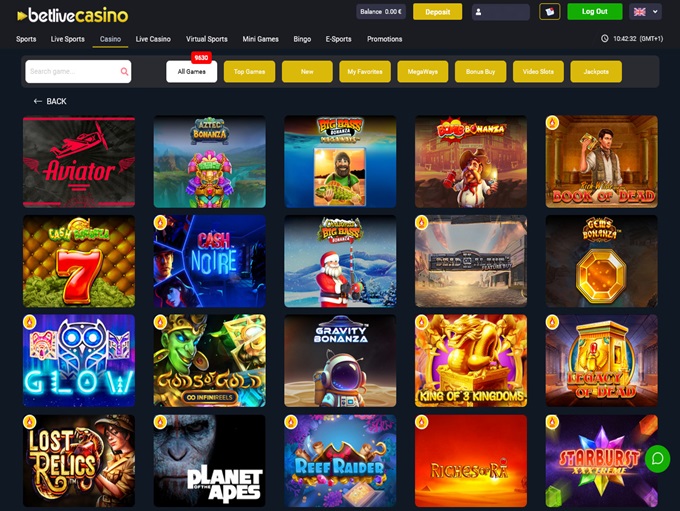 BetliveCasino screenshot 2