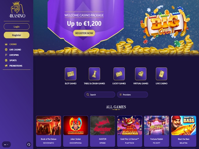 4Kasino screenshot 1