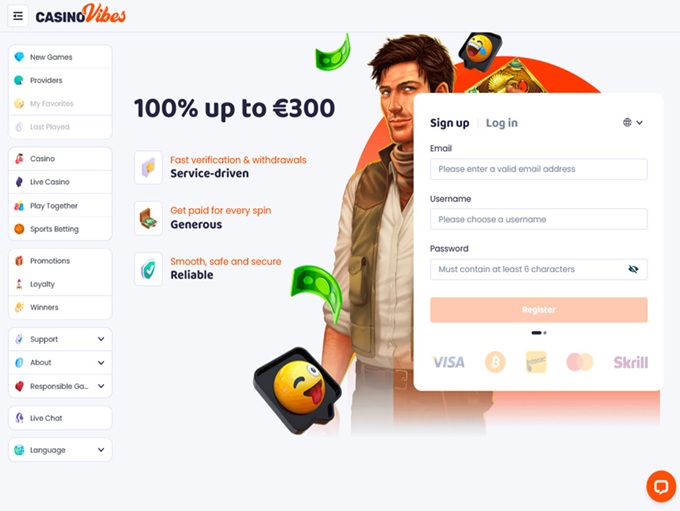 CasinoVibes screenshot 1