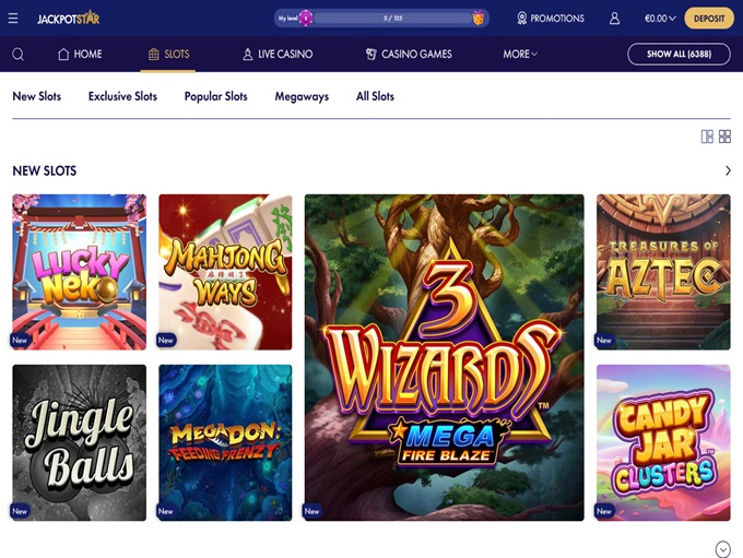 Jackpotstar Casino screenshot 2