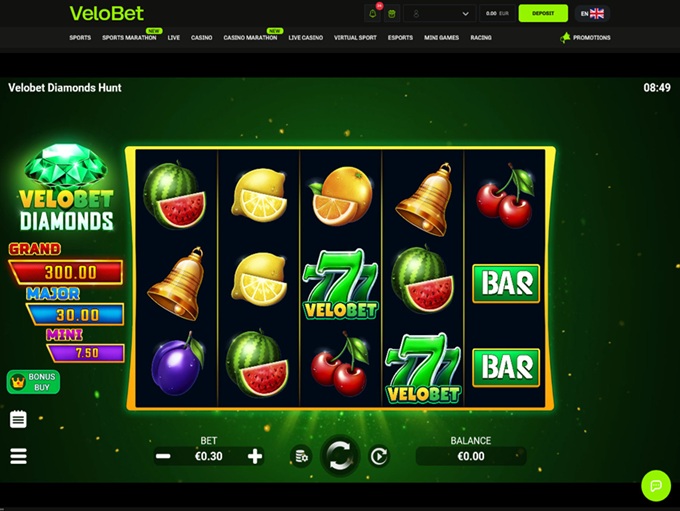 Velobet Casino screenshot 4