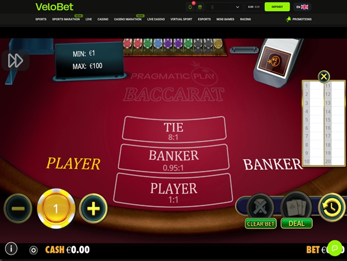 Velobet Casino screenshot 6