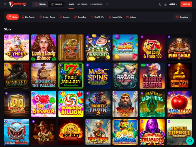 Rooster.bet Casino screenshot 2
