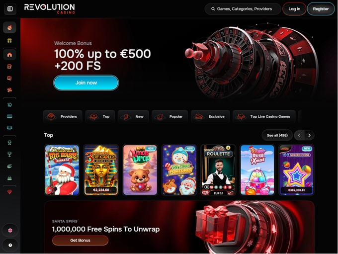 Revolution Casino screenshot 1