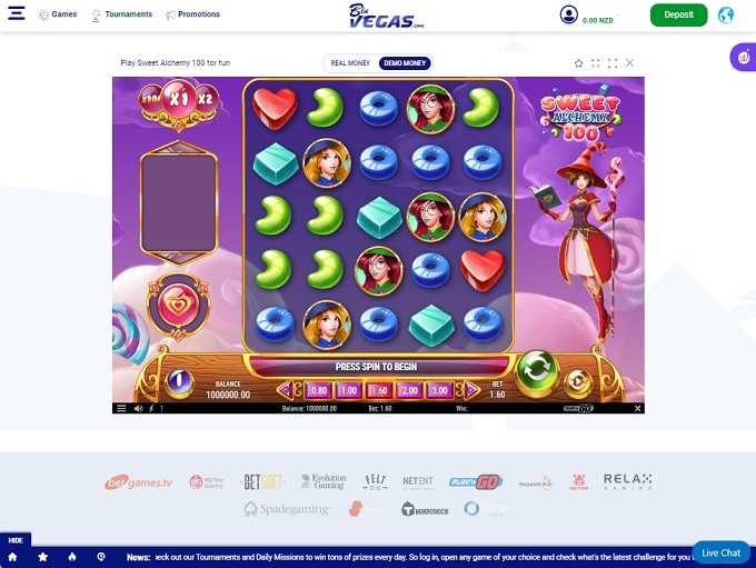 BluVegas Casino screenshot 4