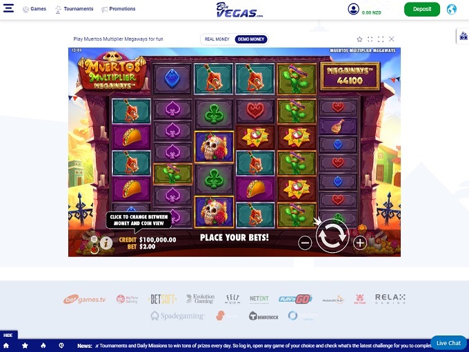 BluVegas Casino screenshot 5