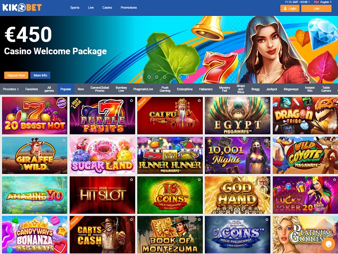 KikoBet Casino screenshot 1