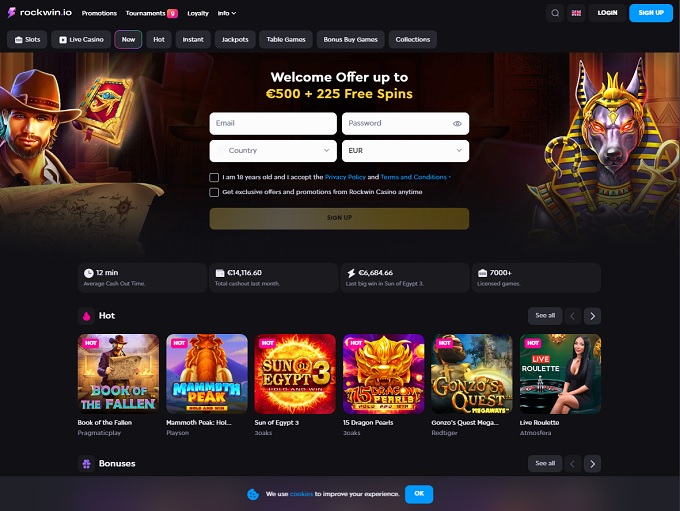 rockwin Casino lobby